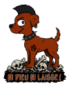 chien rouge sans laisse